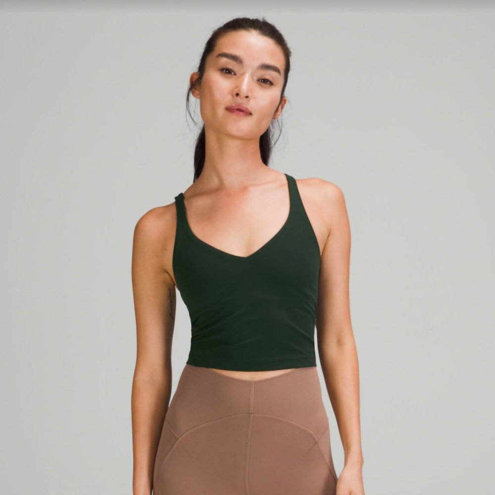 Lululemon Align Tank in Rainforest Green